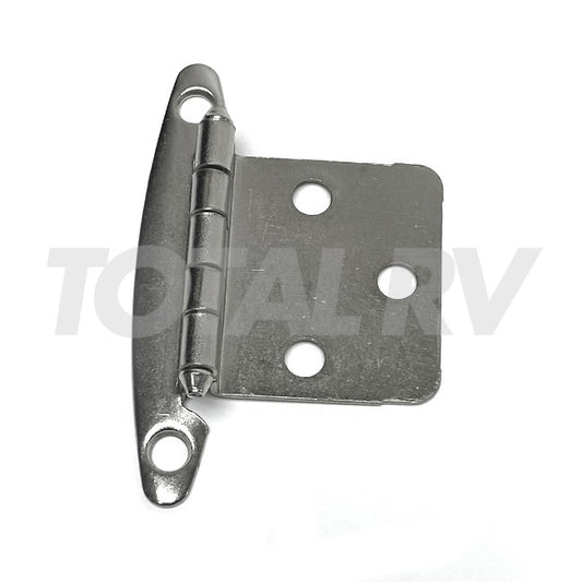 RV Cabinet Door Hinge Free Swinging Satin Nickel (Single) | Total RV Supply