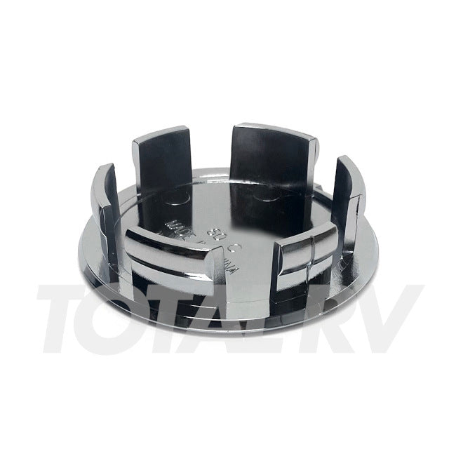 Chrome Wheel Cover Center Snap-In Plug 2-3/16" for Trailer Tire | Total RV Supply