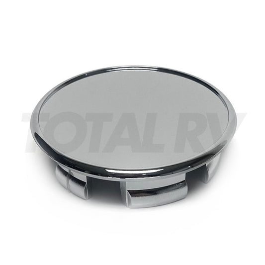 Chrome Wheel Cover Center Snap-In Plug 2-3/16" for Trailer Tire | Total RV Supply