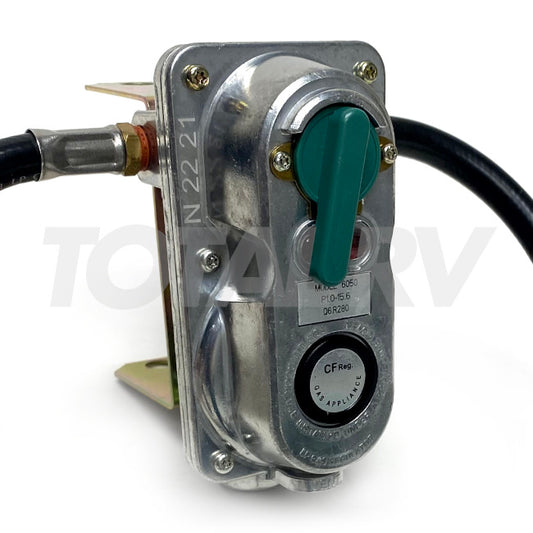 RV Automatic Changeover LP Gas Regulator Model 6050 w/ Hoses | Total RV Supply