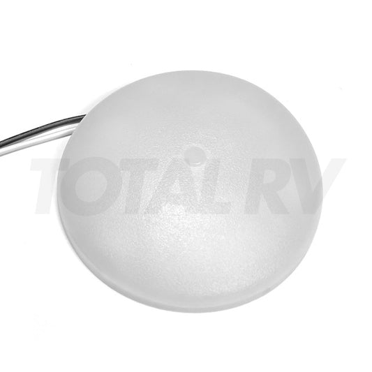 RV Ceiling Light Round 3.5" Cool White LED w/ Switch | Total RV Supply