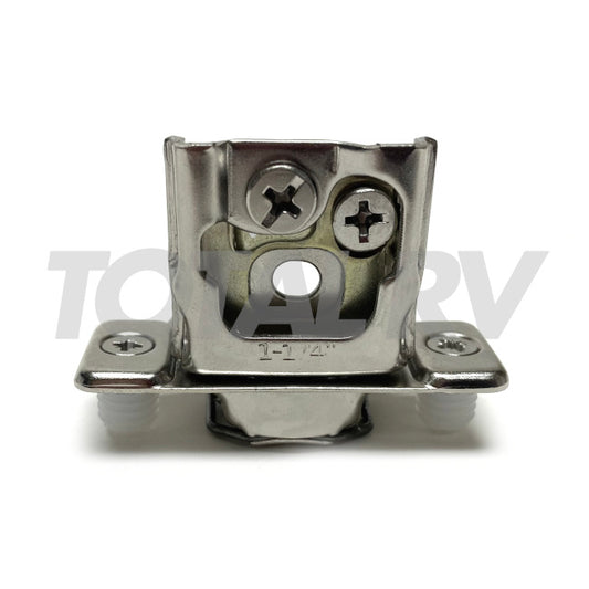 RV Compact Concealed Cabinet Hinge, 1-1/4" Overlay Nickel | Total RV Supply