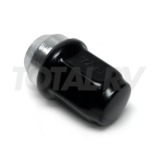 RV Tire Lug Nut 1/2"-20 Black Stainless Steel for Trailer Wheel | Total RV Supply