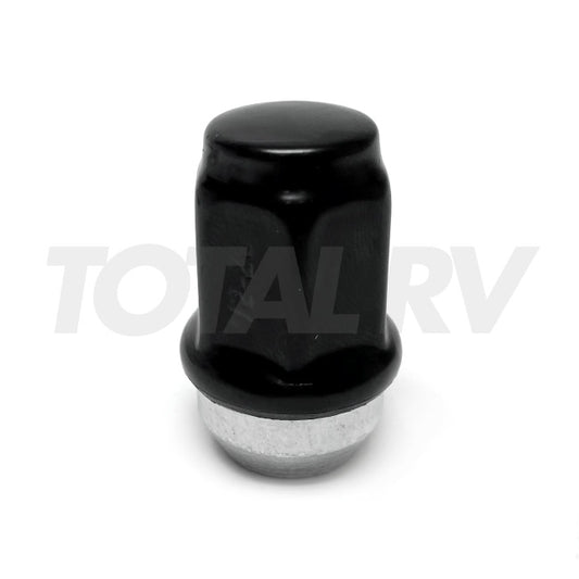 RV Tire Lug Nut 1/2"-20 Black Stainless Steel for Trailer Wheel | Total RV Supply