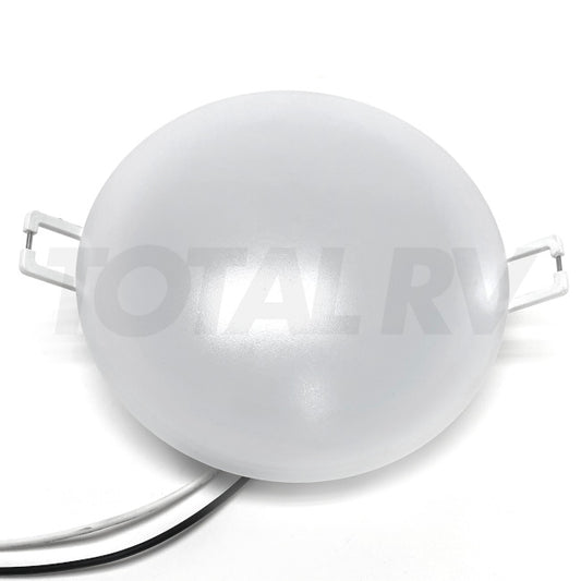 RV Interior LED Puck Light Round 4.5" w/ Spring Clips | Total RV Supply