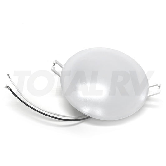 RV Interior LED Puck Light Round 4.5" w/ Spring Clips | Total RV Supply