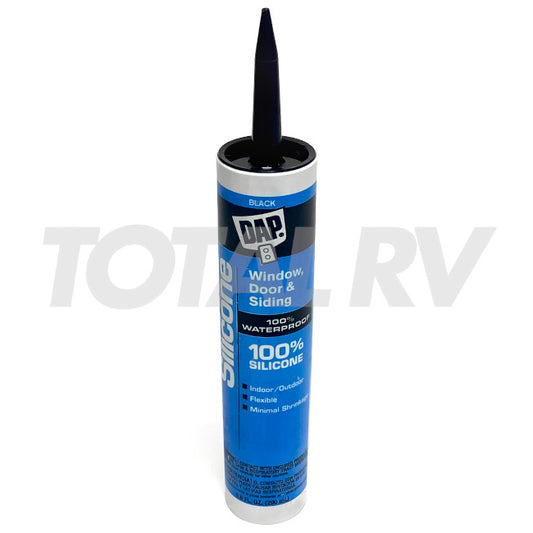 DAP Silicone Sealant Black for RV Windows/Doors/Siding | Total RV Supply
