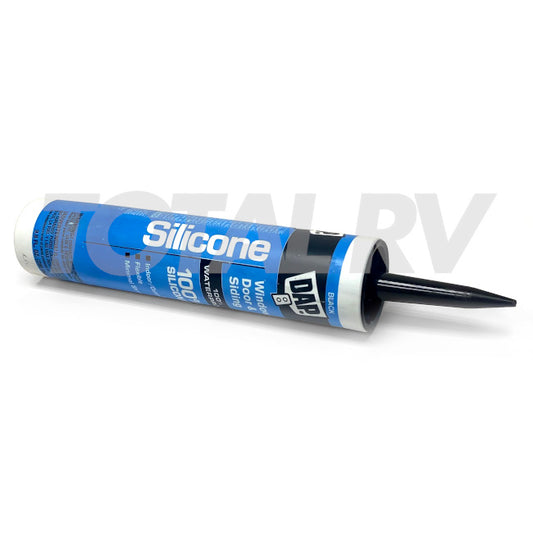 DAP Silicone Sealant Black for RV Windows/Doors/Siding | Total RV Supply