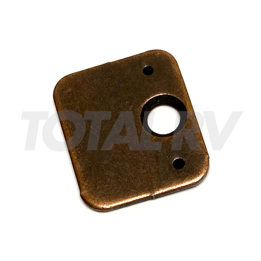 Bronze Strike Plate for RV Cabinet Catch 7/8" x 1-1/64" | Total RV Supply