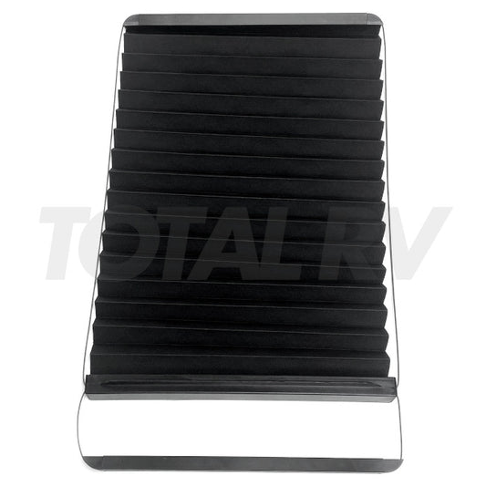 RV Entry Door Window Shade Black 11-7/8" x 21-1/2" | Total RV Supply