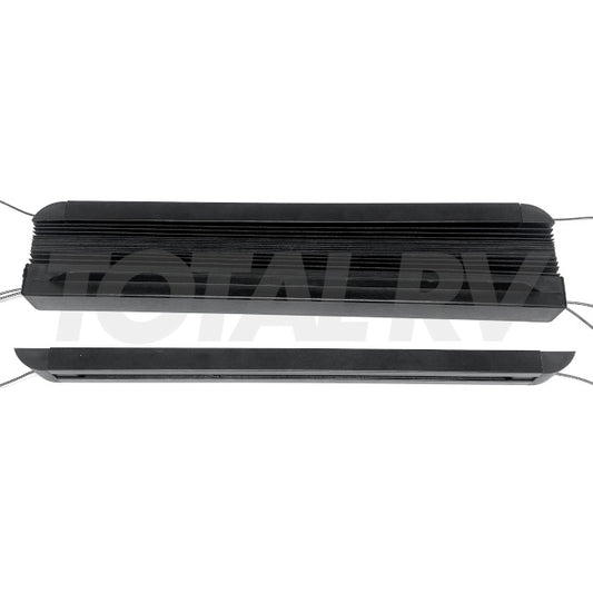 RV Entry Door Window Shade Black 11-7/8" x 21-1/2" | Total RV Supply