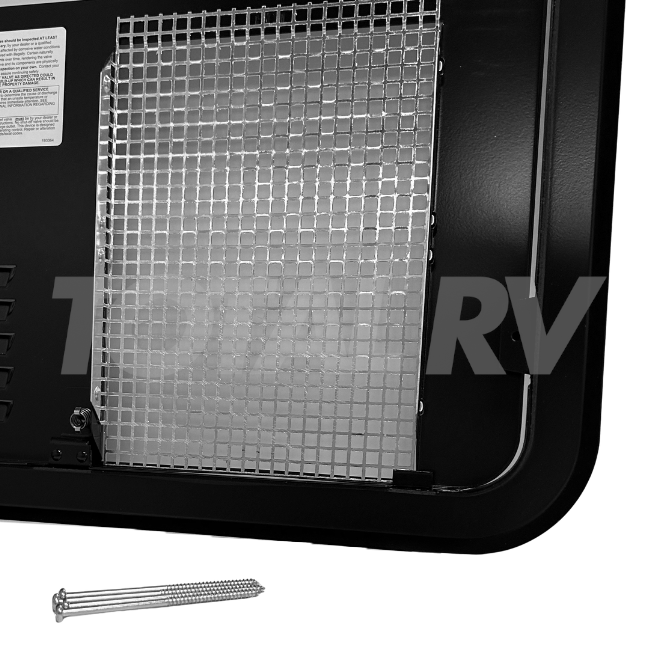 RV Suburban Water Heater Door Black 10/12/16 Gallons 810009 | Total RV Supply