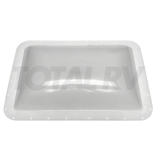 Outer Skylight for 14" x  22" Cutout, Clear/White | Total RV Supply