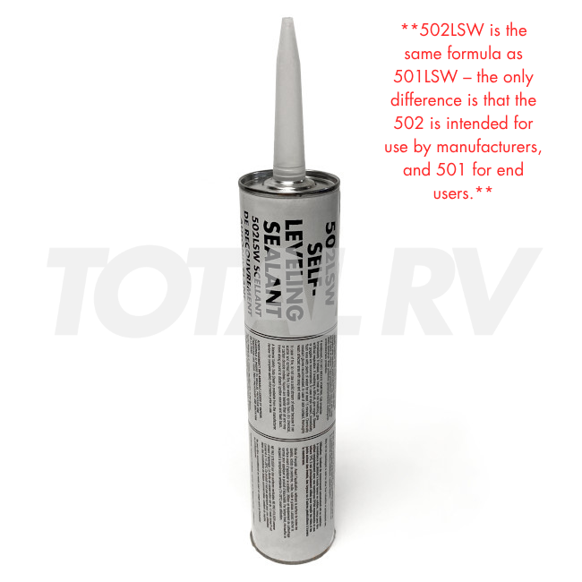 RV Dicor Lap Sealant Self-Leveling White 501LSW | Total RV Supply