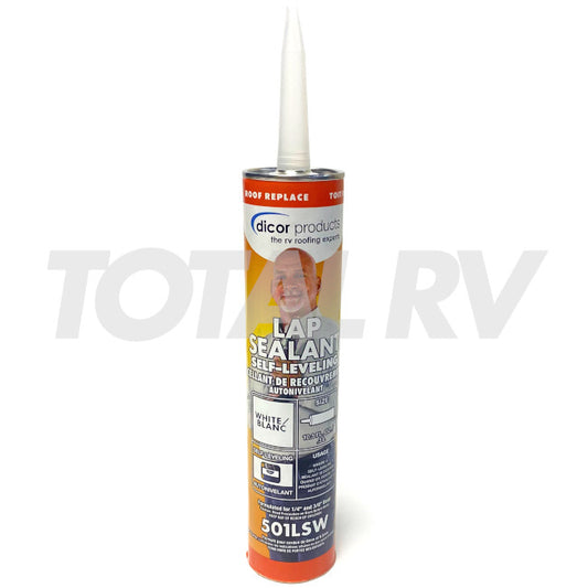 RV Dicor Lap Sealant Self-Leveling White 501LSW | Total RV Supply