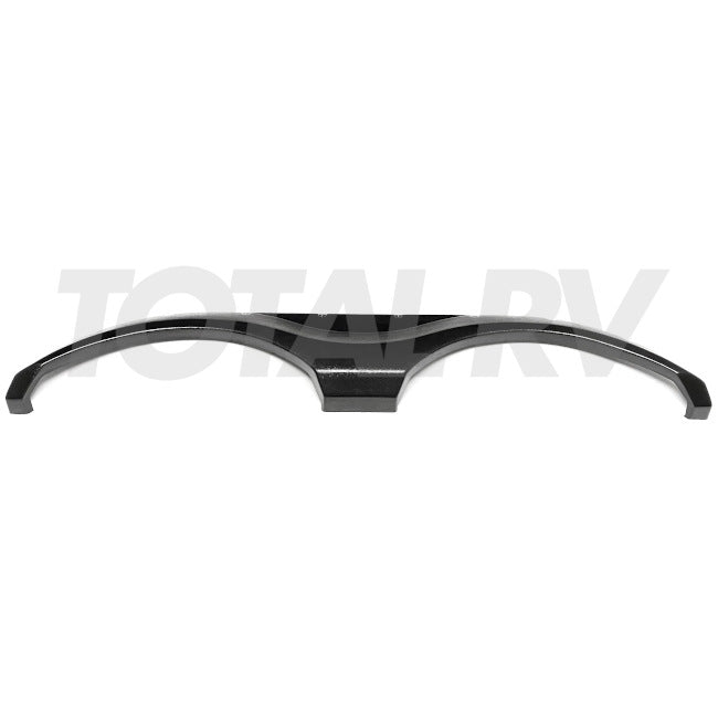 RV Tandem Fender Skirt Trim 570200 Black ABS Plastic 68" x 11.25" | Total RV Supply
