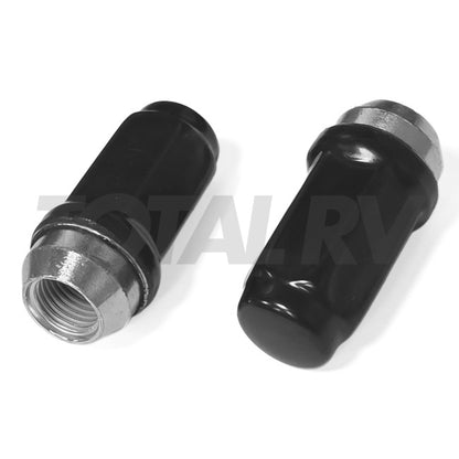 RV Tire Lug Nut 9/16" Black Stainless Steel for Trailer Wheel | Total RV Supply