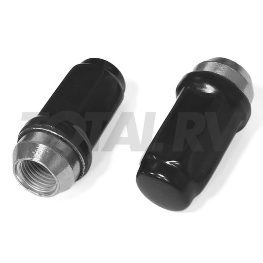RV Tire Lug Nut 9/16" Black Stainless Steel for Trailer Wheel | Total RV Supply