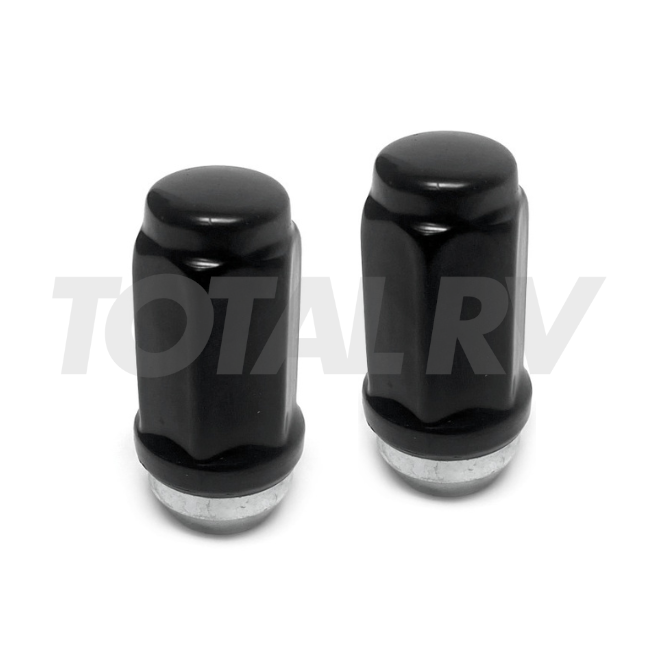 RV Tire Lug Nut 9/16" Black Stainless Steel for Trailer Wheel | Total RV Supply