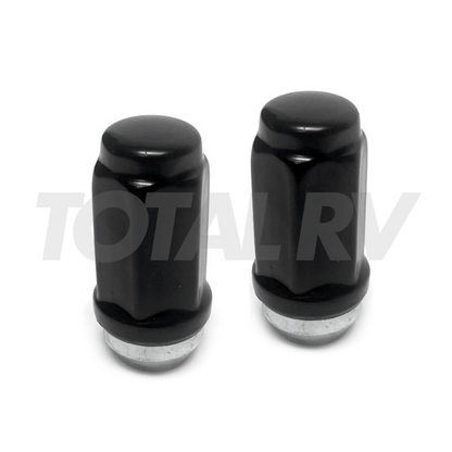RV Tire Lug Nut 9/16" Black Stainless Steel for Trailer Wheel | Total RV Supply