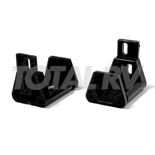 2-Pack RV Interior Pocket Door Guide Black Adjustable | Total RV Supply