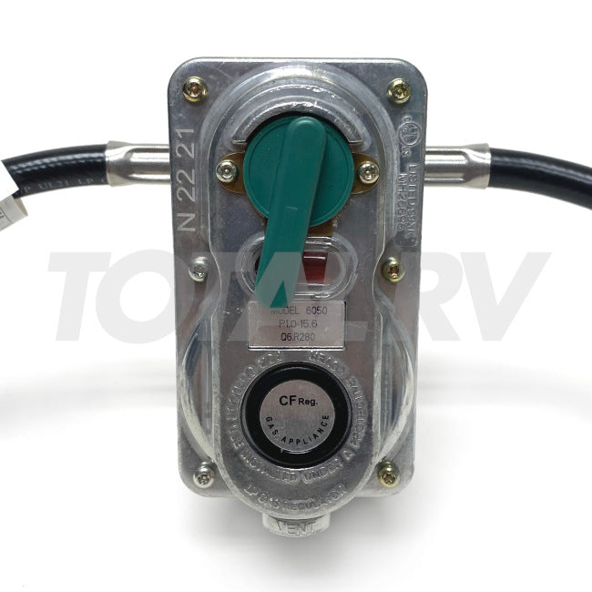 RV Automatic Changeover LP Gas Regulator Model 6050 w/ Hoses | Total RV Supply