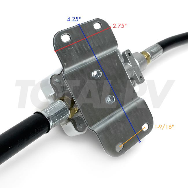 RV 2-Stage LP Propane Gas Regulator Model G2R150B w/ Hoses | Total RV Supply