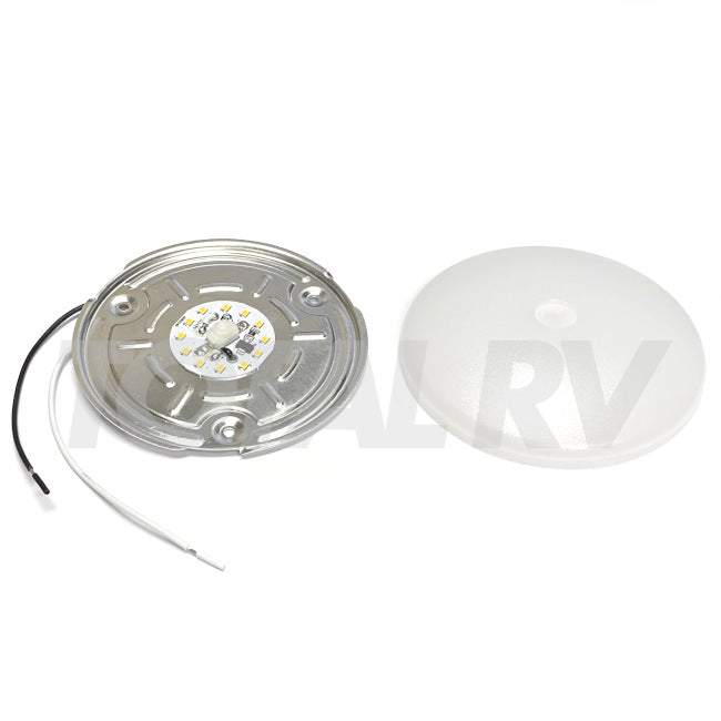 RV Ceiling Light Round 4.5" Cool White LED w/ Switch  | Total RV Supply