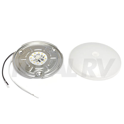 RV Ceiling Light Round 4.5" Cool White LED w/ Switch  | Total RV Supply