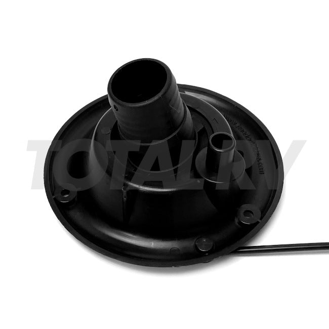 Fill Gravity Water Fill Dish Black 4.75" Diameter w/ Vent  | Total RV Supply