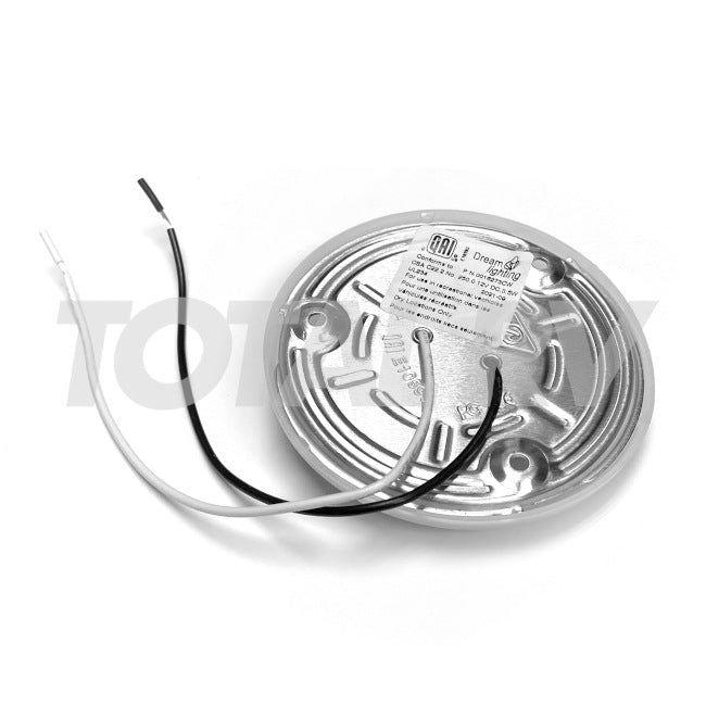 RV Ceiling Light Round 3.5" Cool White LED w/ Switch | Total RV Supply