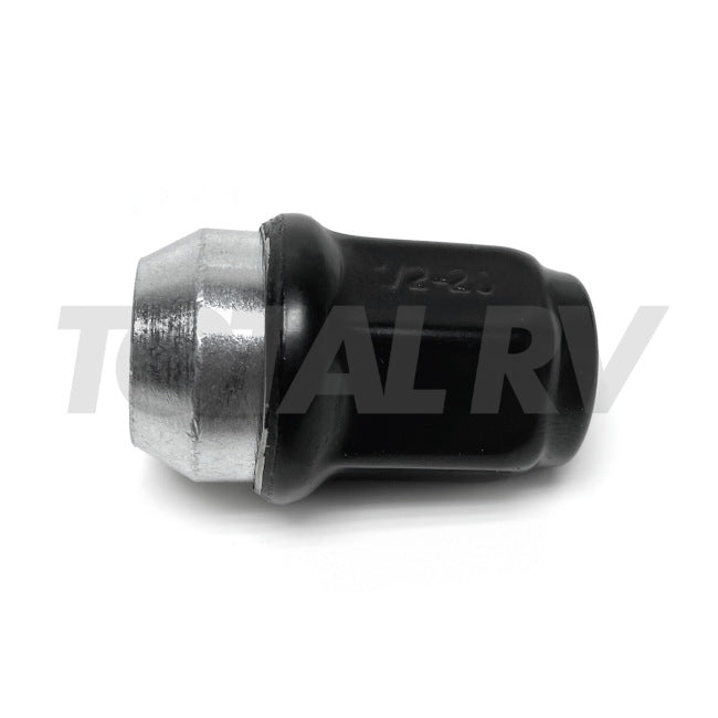 RV Tire Lug Nut 1/2"-20 Black Stainless Steel for Trailer Wheel | Total RV Supply