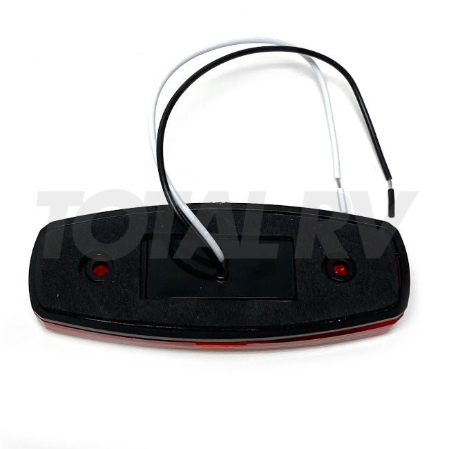 RV 4.5" Red LED Marker Light 12V with Black Base | Total RV Supply