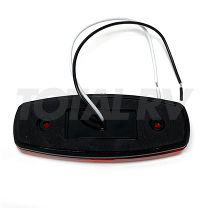RV 4.5" Red LED Marker Light 12V with Black Base | Total RV Supply
