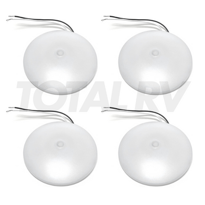 4 Pack RV Interior LED Light 4.5" Surface Mount w/ Switch | Total RV Supply