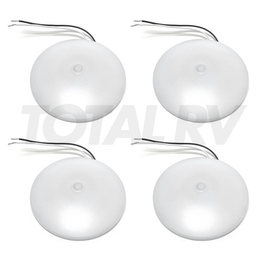 4 Pack RV Interior LED Light 4.5" Surface Mount w/ Switch | Total RV Supply