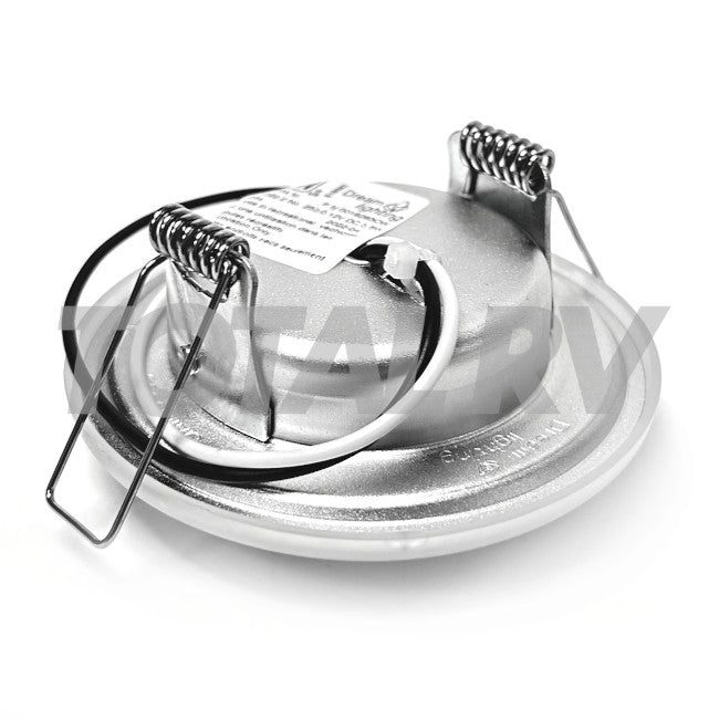 RV Interior Mousetrap Puck Light Round 3.5" Cool White LED | Total RV Supply