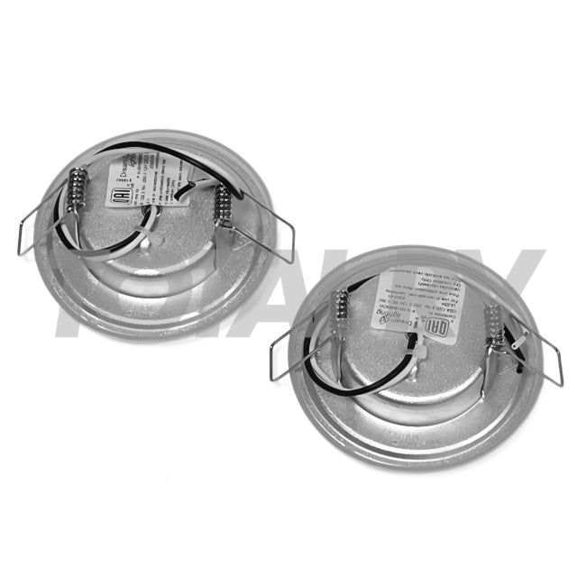 2-Pack RV Interior Mousetrap Puck Light Round 3.5" Cool White LED