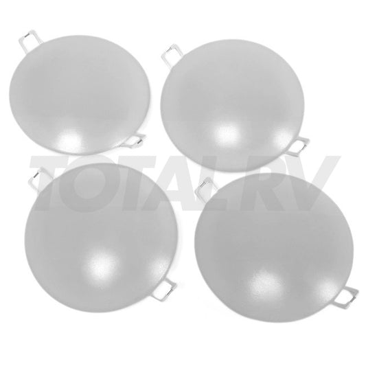 4-Pack RV Interior LED Puck Light Round 4.5" w/ Spring Clips | Total RV Supply