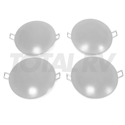4-Pack RV Interior LED Puck Light Round 4.5" w/ Spring Clips | Total RV Supply
