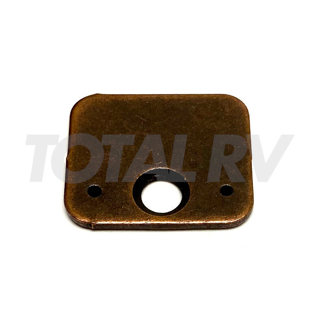 Bronze Strike Plate for RV Cabinet Catch 7/8" x 1-1/64" | Total RV Supply