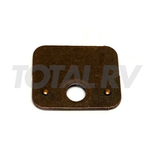 Bronze Strike Plate for RV Cabinet Catch 7/8" x 1-1/64" | Total RV Supply