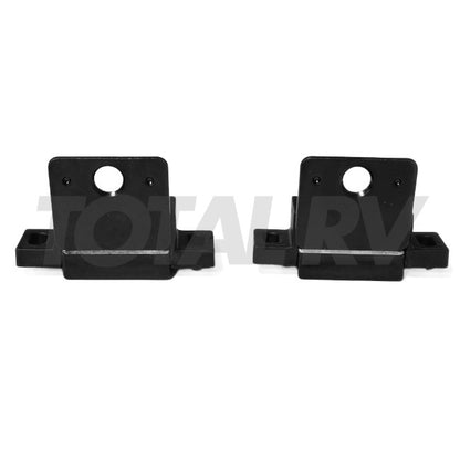 RV Black Magnetic Cabinet Door Catch with Striker Plate 12 lb. Capacity | Total RV Supply