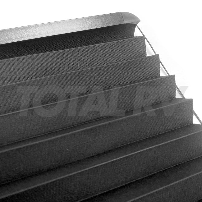 RV Entry Door Window Shade Black 11-7/8" x 21-1/2" | Total RV Supply