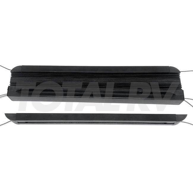 RV Entry Door Window Shade Black 11-7/8" x 21-1/2" | Total RV Supply