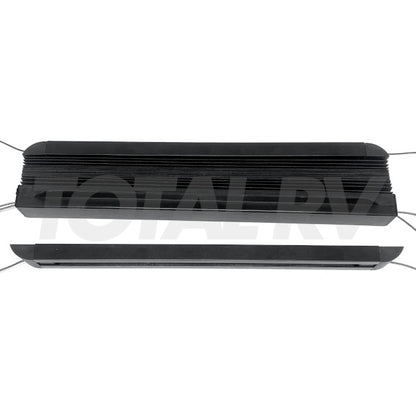 RV Entry Door Window Shade Black 11-7/8" x 21-1/2" | Total RV Supply