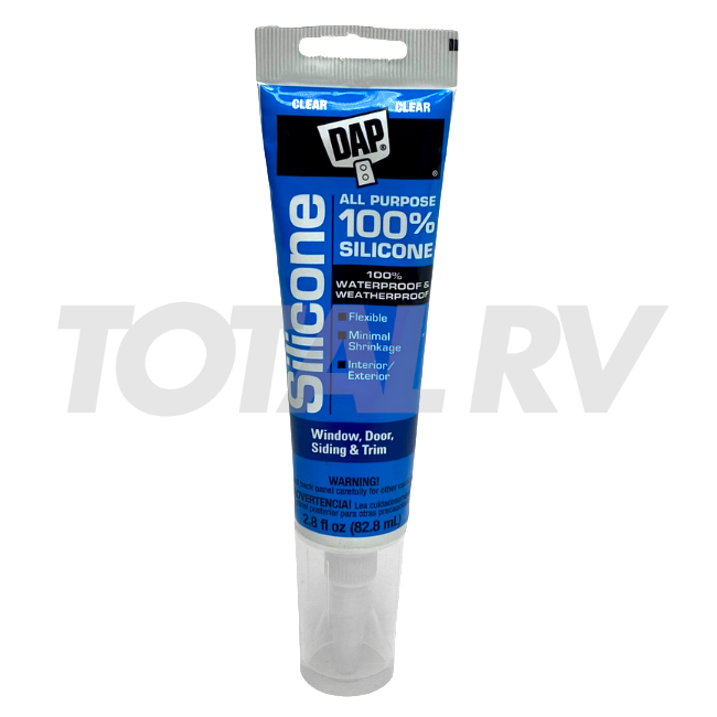 DAP Silicone Sealant Clear for RV Windows/Doors/Siding | Total RV Supply