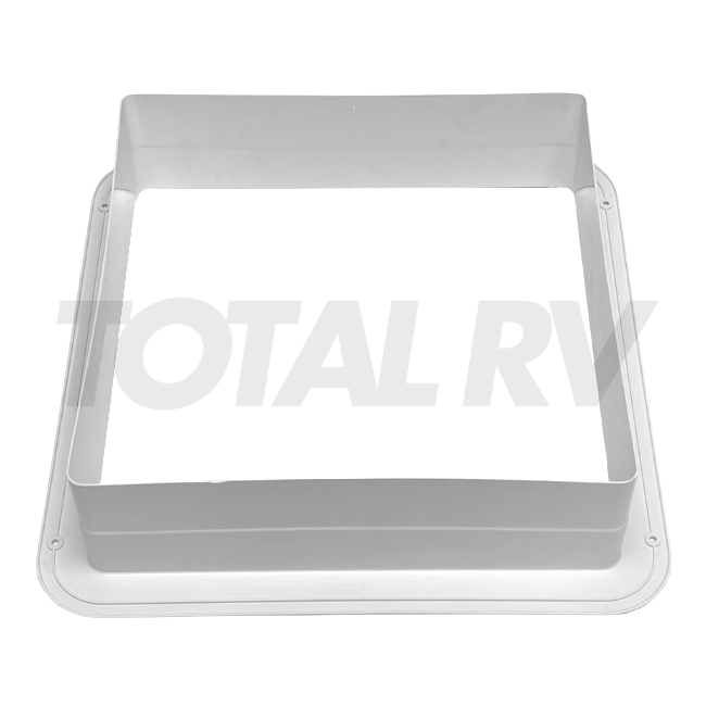 RV MaxxAir White Fan Garnish Ring 4" Depth | Total RV Supply