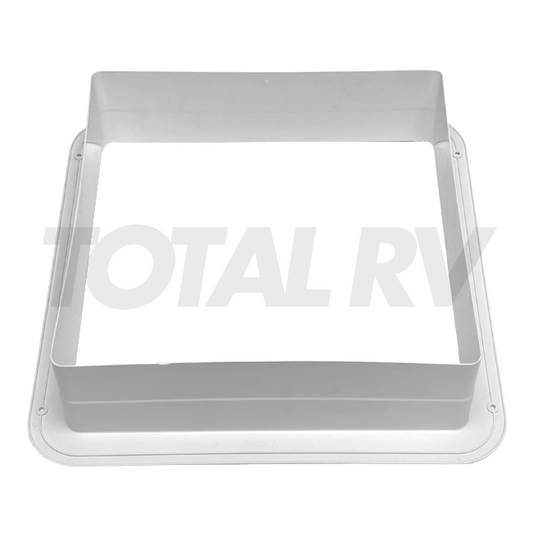 RV MaxxAir White Fan Garnish Ring 4" Depth | Total RV Supply