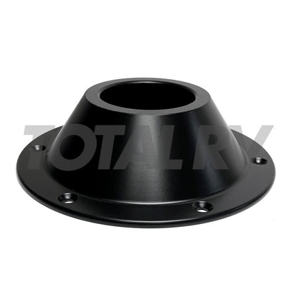 RV Table Leg Base Black Aluminum 2.25" Cutout | Total RV Supply